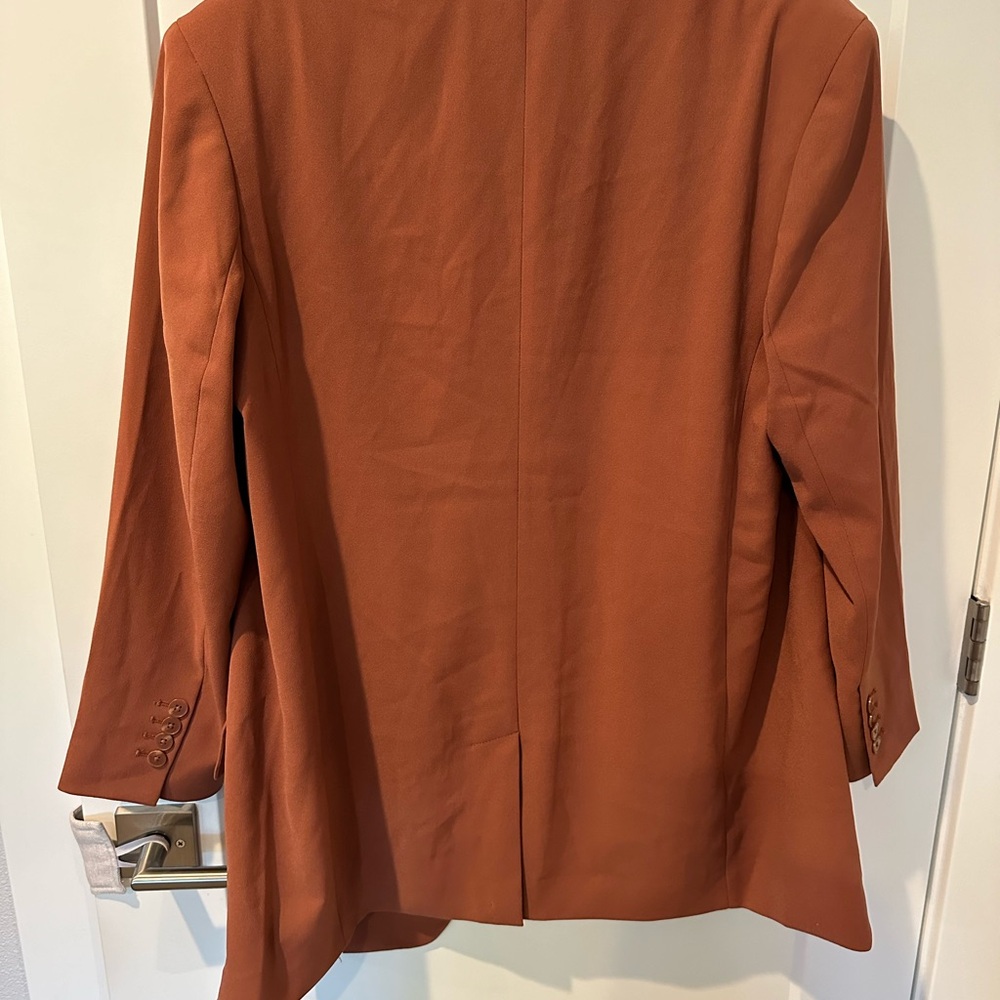 Express women’s pantsuit size L rust color - Picture 3 of 13